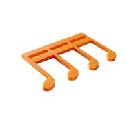 Sujeta Páginas Música - Pinza Antideslizante 3D, Clip de Partituras Naranja 12.1x7.7cm, Soporte de Libro de Alta Tensión, Marcador Rígido | Clip de Música para los Ensayos y Conciertos de Piano