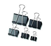 Sujeta Papel Metal - Sujetapapeles, Negro, 12 piezas, MAPED 36131