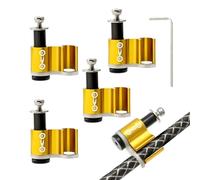 Sujeta-tubos para bicicleta de montaña - Abrazadera de aleación de aluminio, guía de cable para cuadro | Accesorios de carcasa de cable de acero fiable para ciclismo, rutas de montaña, horquillas de