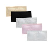 Sujetabra para niñas sin tiras, bandeau antideslizante para deporte y vida diaria, 12-16, Talla única