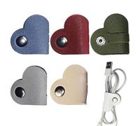 Sujetacables de - Organizador de cables de datos en de corazón, Bridas de cable Organizador de cables | Gestión de cables, soporte para cable de datos para auriculares en de corazón