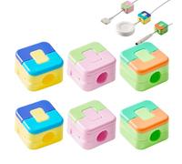 Sujetacables Magnéticos,Gestión De Cables Y Organización Del Escritorio | 6 Piezas Sujetador Adhesivo Para Escritorio | Para Hogar Oficina Escuela Apartamento Residencia Universitaria