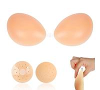 SUNXBUK Sujetador Adhesivo,Sujetador Sin Tirantes,Invisible Push Up,Silicona Reutilizable,Adhesivo Adecuado para Todo Tipo de Prendas Vestidos de Boda y de Dama Honor-B
