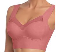 Sujetador Ajustable con frunces Laterales y Encaje sin Tirantes Grandes para Mujer Ropa Interior Mujer Y Accesorios