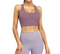 Sujetador Alto Impacto Push up Tops Deportivos Mujer Sujetadores Deportivos para Mujer Sujetadores de Alta Sujeción para Cómodos Dormir A Diario Cómodos Fitfort Sujetador