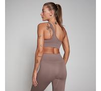 Sujetador asimétrico acanalado sin costuras Tempo para mujer de MP - Avellana - XL