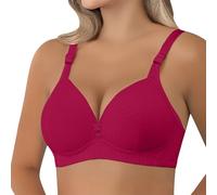 Sujetador balconette para mujer, tallas grandes, ropa interior, tirantes anchos, ligero, acolchado, lencería con aros, sujetadores de encaje, sujetadores deportivos, sujeción fuerte, Wein-c, L