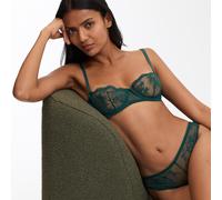 Sujetador balconnet, YSANDRE Mujer Talla 95C. Color Verde