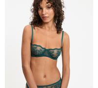 Sujetador balconnet, YSANDRE. Talla 85C. Color verde abeto