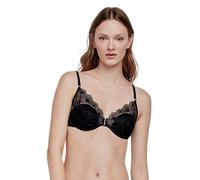 Sujetador bralette con aro y foam copas B y C en encaje de tul bordado
