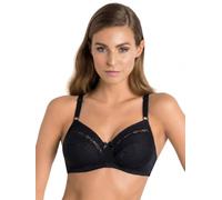 Sujetador clásico Sièlei 90 sin aros 100% algodón, Negro , 90B