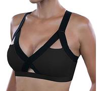 Sujetador Cómodo Sin Aros Para Mujer - Ropa Verano 2024 Ofertas - Sin Relleno, Push Up Sexy, Deportivo Con Cierre Delantero - Blanco - Lightning Deals of Today Prime Clearance
