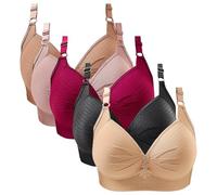 Sujetador con Aro Ofertas Sujetador De Talla Grande con Correa De Hombro Ajustable Y Copa Moldeadora De Botón Trasero De Encaje Sexy para Mujer Sujetadores De Sujetador S Sujetador Lactante Ofertas