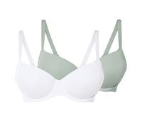 Sujetador con aros para mujer para tallas grandes - Blanco . Talla Verde#Tallas:105C