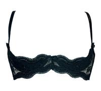 Sujetador con bordado festoneado para mujer de Shirley of Hollywood, talla 331, 34, color negro