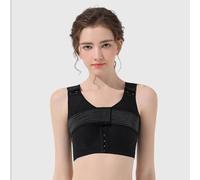 Sujetador Corrector De Postura con Cierre Frontal para Mujeres para Uso Postoperatorio, Con Soporte Para El Pecho Y Chaleco Adelgazante(Schwarz,XS)