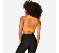 Sujetador Crop-Top Mujer Marrón Sujeción Moderada XL CD