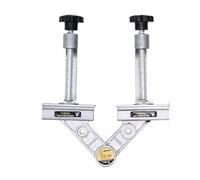 Sujetador De Ángulo Recto, Sujetador Para Tubos, Herramienta Ajustable de Aluminio para Soldadura Carpintería Ensamblaje de Marcos Trabajos con Metales y Madera