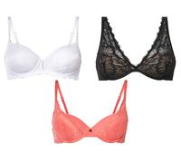 Sujetador de aros con encaje para mujer