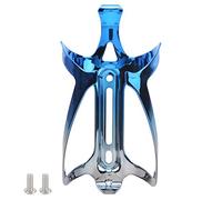 Sujetador de Botella para Bicicleta de Montaña, Jaula de Aleación de Aluminio, Ligero y Resistente para Botellas de 70mm - Alta Compatibilidad, Proceso de Pulido de Vacío, Ideal (Azul Gris)