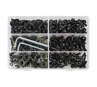 Sujetador De Carenado Compatible con CBR125R para CBR250R para CBR300R Kit De Pernos De Carenado Clips De Sujeción Tornillo Combinación De Tornillos Kit De Combinación De Pernos De Motocicleta