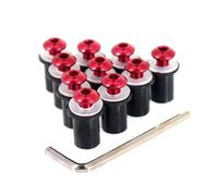 Sujetador De Carenado Compatible con Suzuki para GSR600 para SV650 para Hayabusa Kit De Combinación De Pernos De Motocicleta Pernos De Conexión De Tornillo Decoración Pernos De Motocicleta
