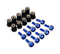 Sujetador De Carenado Compatible con Yamaha para NMAX125 para NMAX150 para NMAX155 2015-2023 Kit De Tornillos De Goma para Parabrisas, Tuercas Y Pernos De Carenado Combinación De Tornillos