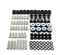 Sujetador de carenado Kit Completo Tornillos Carenado Kit Tornillos Tuercas Velocidad De Acero Inoxidable Para Y&amaha Para YZF R6 Para YZF-R6 2003 2004 2005 R6S 2006 2007 2008 2009(Original silver)