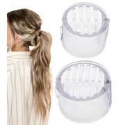Sujetador De Cola De Caballo Alta 2 Piezas De Accesorios Mini Para El | Sujetador De Coleta Portátil Para Niñas, Mujeres, Esposa, Novia, Hogar, Interior, Exterior, Viajes Y Comp