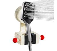 Sujetador De Ducha Con,Accesorios De Soporte Robusto | Sujetador Reubicable Para Cabezal De Ducha De Mano - Para Baño Cocina Hogar Pared Interior Estropajos Esponjas