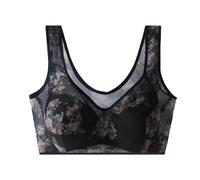 Sujetador de encaje sin botones cómodo push up sujetador cómodo bralette inalámbrico para mujeres sujetador postural sujetador diario con banda elástica bajo el pecho material transpirable para dar