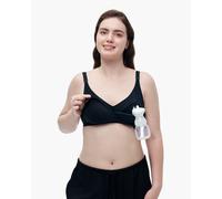 Sujetador de extracción sin costuras Momcozy de tejido Tencel™ | Color: Negro | Talla: S