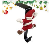 Sujetador De Medias Navideñas - Gancho Para Guirnaldas De Repisa Sin Taladro | Ganchos para Guirnaldas Decorativas | Para Coronas Cadenas De Luces LED Pequeñas Linternas Propietarios Anfitriones