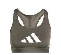 Sujetador Deportivo adidas Powerreact Big Logo Graphic Mujer Verde Oliva XS