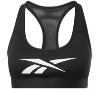 Reebok Sujetador deportivo negro / blanco, Talla S