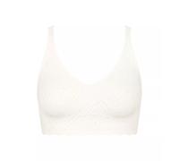 sloggi Mujer Zero Feel Bliss Bralette, Silk White, XL