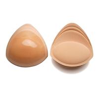 Sujetador de silicona suave inserciones de pecho mejorador almohadillas push-up/recogida, B03 Nude, A-B Cup