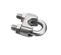 sujetador de sillín de perno U, Abrazaderas de cable en forma U Acero inoxidable 304 Plata M2-M20 1/2/3/5 piezas(M20(1pcs))