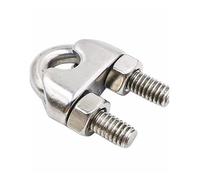 sujetador de sillín de perno U, Abrazaderas for cables de cuerda alambre en U acero inoxidable 304 M2-M16 Paquete 14 piezas(M14)