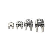 sujetador de sillín de perno U, Clips de cuerda alambre tipo U M2-M20 304 pernos cable acero inoxidable abrazaderas Hardware aparejo(5mm-304)