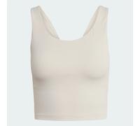 adidas Donna All Me Medium Support Bra Tank, Wonder Alumina, M