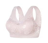 Sujetador de Verano Seda Hielo para Mujer, Espalda Belleza sin Costuras, se reúne Anillo Acero, Sujetador Limpiador, Ropa Interior Encaje, Chaleco Deportivo n20