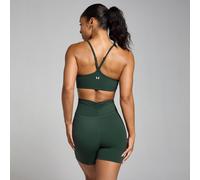 Sujetador deportivo con parte delantera fruncida Tempo para mujer de MP - Esmeralda oscuro - L