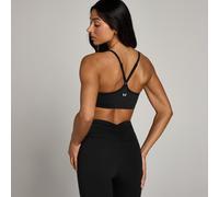 Sujetador deportivo con parte delantera fruncida Tempo para mujer de MP - Negro - XL