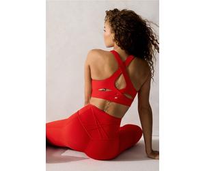 Sujetador deportivo de alto impacto No-Bounce Fabletics Rojo Womens M