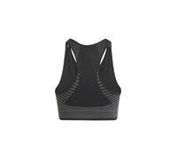ADIDAS PERFORMANCE Sujetador deportivo gris / negro, Talla S