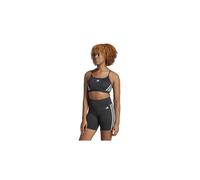 adidas Sujetador Deportivo Aeroreact con Soporte de luz para Mujer, LCD, Negro/Blanco