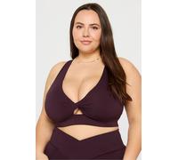 Sujetador deportivo de medio impacto Oasis Twist Fabletics Rojo Womens 2X plus