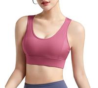 Sujetador Deportivo de Push Up para Mujer Chaleco de Fitness y Yoga Sin para Pecho Pequeño