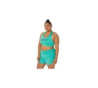Sujetador deportivo de running asics core asics logo mujer verde/ S